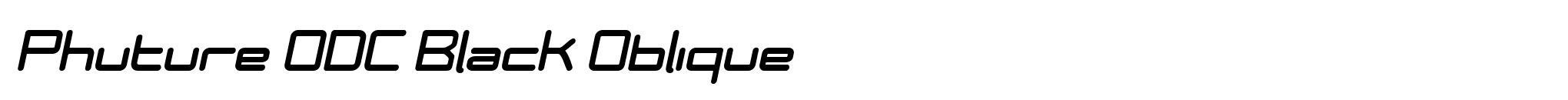 Phuture ODC Black Oblique image